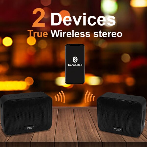 Loa Bluetooth SoundMax R-300 (5W, Bluetooth 5.0, thẻ nhớ TF 128GB, AUX)