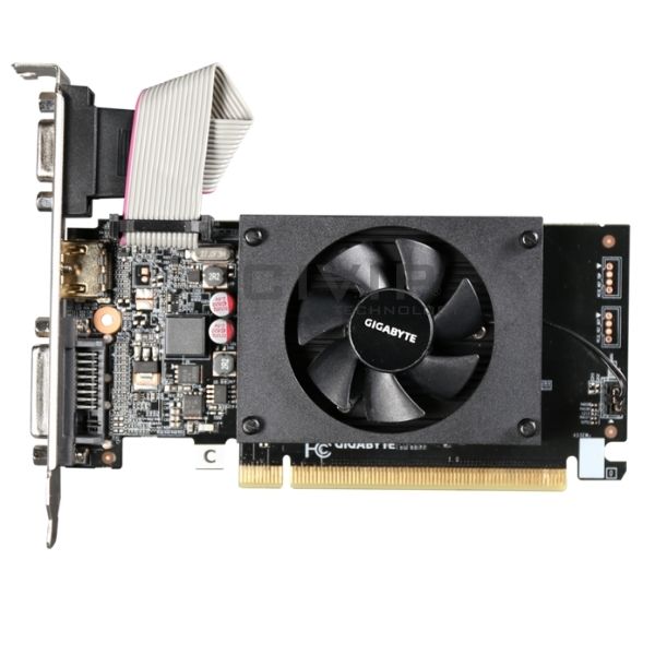 Card Màn Hình Vga Gigabite 2Gb 710 Gv-N710D3 (2Gb, Ddr3, 64Bit, Vga/ Dvi/  Hdmi)