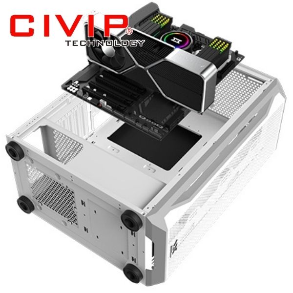 Case Xigmatek Gaming X 3FX  White - EN46720 (ATX - M-ATX - M-ITX)