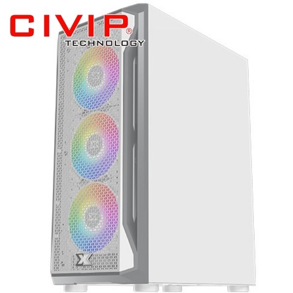 Case Xigmatek Gaming X 3FX  White - EN46720 (ATX - M-ATX - M-ITX)