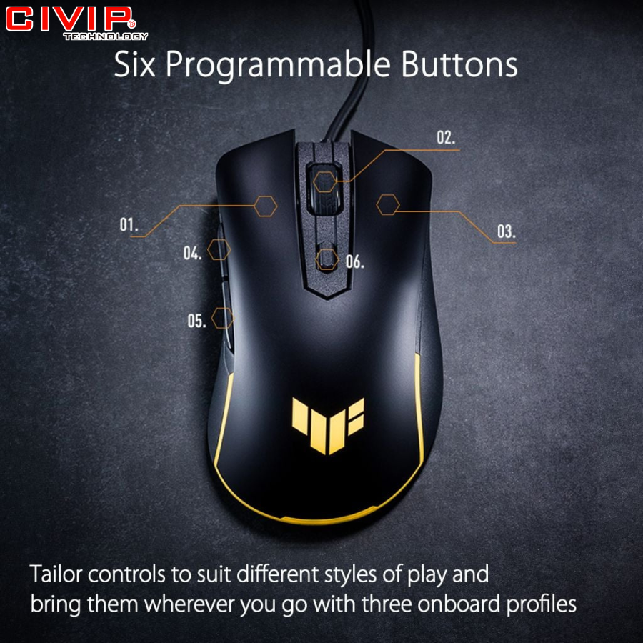 Chuột Asus TUF Gaming M3 Gen II (nobox)