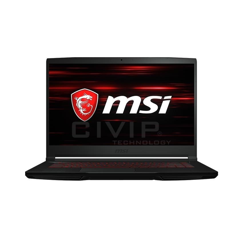 Laptop MSI Gaming GF63 Thin (10SC-468VN) (i5 10500H 8GB RAM/512GB SSD/GTX1650 Max Q 4G/15.6 inch FHD 144Hz/Win10/Đen)