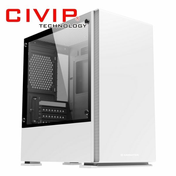 Case Xigmatek Gaming NYC Arctic White EN45716 (No Fan, m-ATX, ITX)