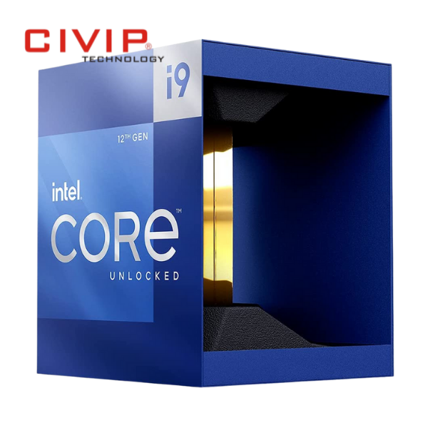 CPU Intel Core i9 12900KF - Không tích hợp VGA (Socket LGA1700, Max turbo 5.2GHz, 16 nhân 24 luồng, Cache 30MB, 125W)