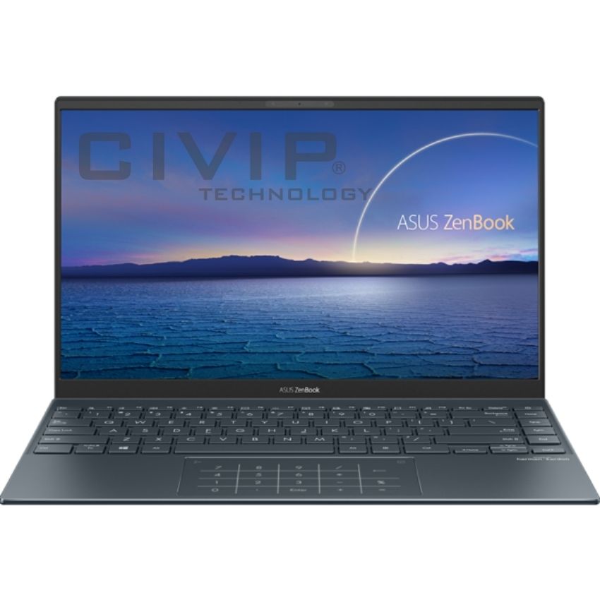 Laptop Asus ZenBook 14 UX425EA-KI817T (Core i5-1135G7/16GB/512GB/Intel® Iris® Xe/14.0 inch FHD/Win 10/Túi/Xám/2Y)