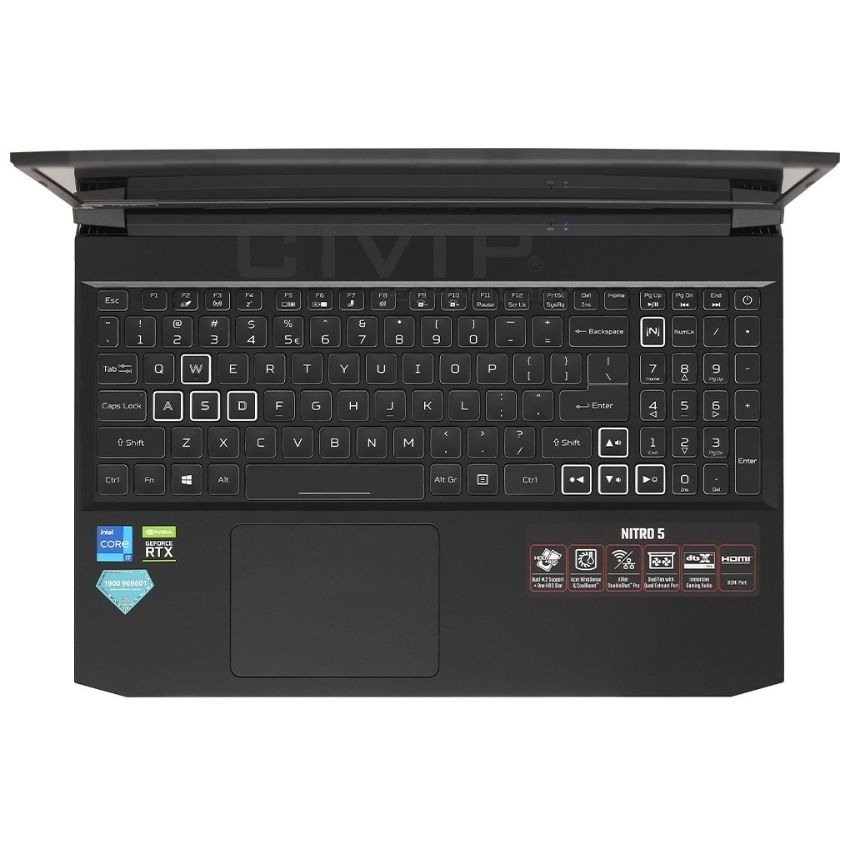 Laptop Acer Gaming Nitro 5 AN515-57-71VV (NH.QENSV.005)  (i7 11800H/8GB Ram/512GB SSD/RTX3050 4G/15.6 inch FHD 144Hz/Win 11/Đen)