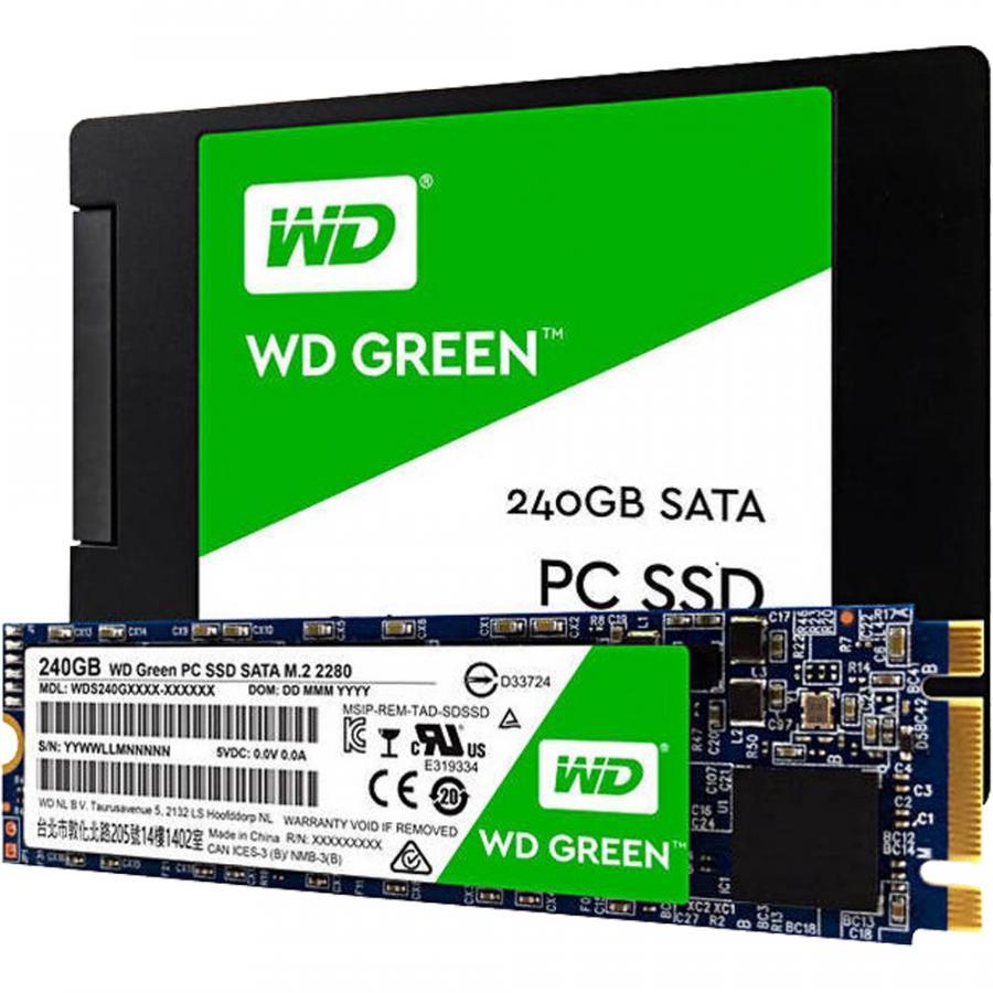 Ổ cứng SSD WD Green (240GB/M.2-2280/SATA III/545MB/s - 465MB/s)