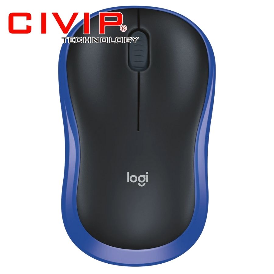 Chuột Logitech không dây M185 Xanh