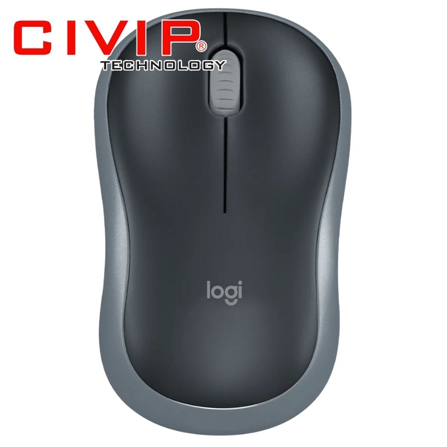 Chuột Logitech không dây M185 Xám