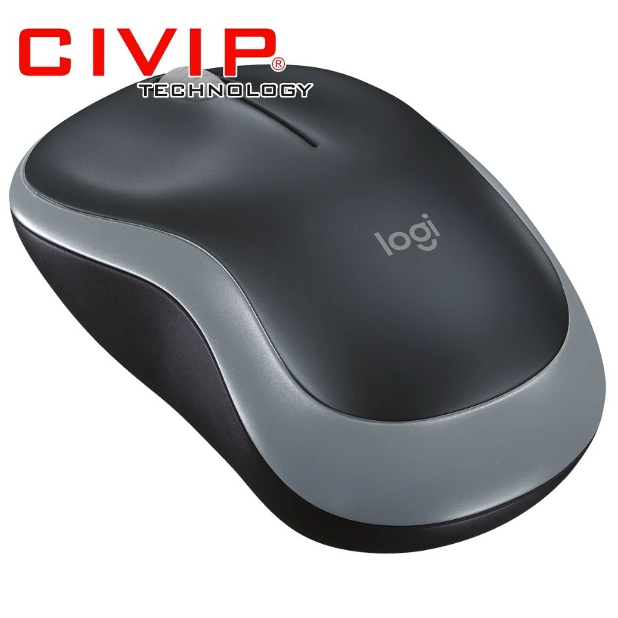 Chuột Logitech không dây M185 Xám