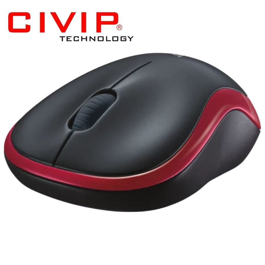Chuột Logitech không  dây M185 Đỏ