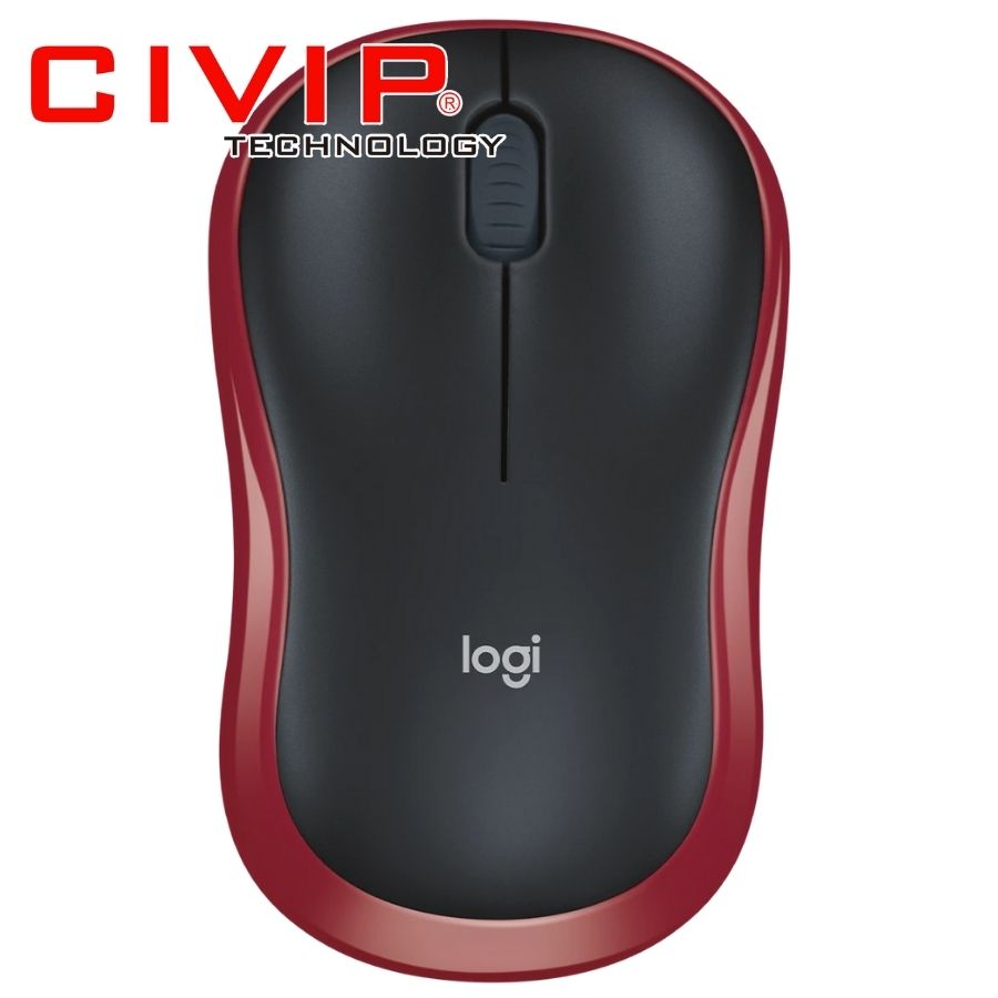 Chuột Logitech không  dây M185 Đỏ