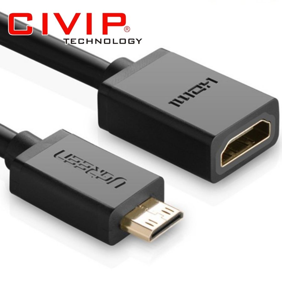 Cáp Mini HDMI to HDMI 20cm Ugreen 20137