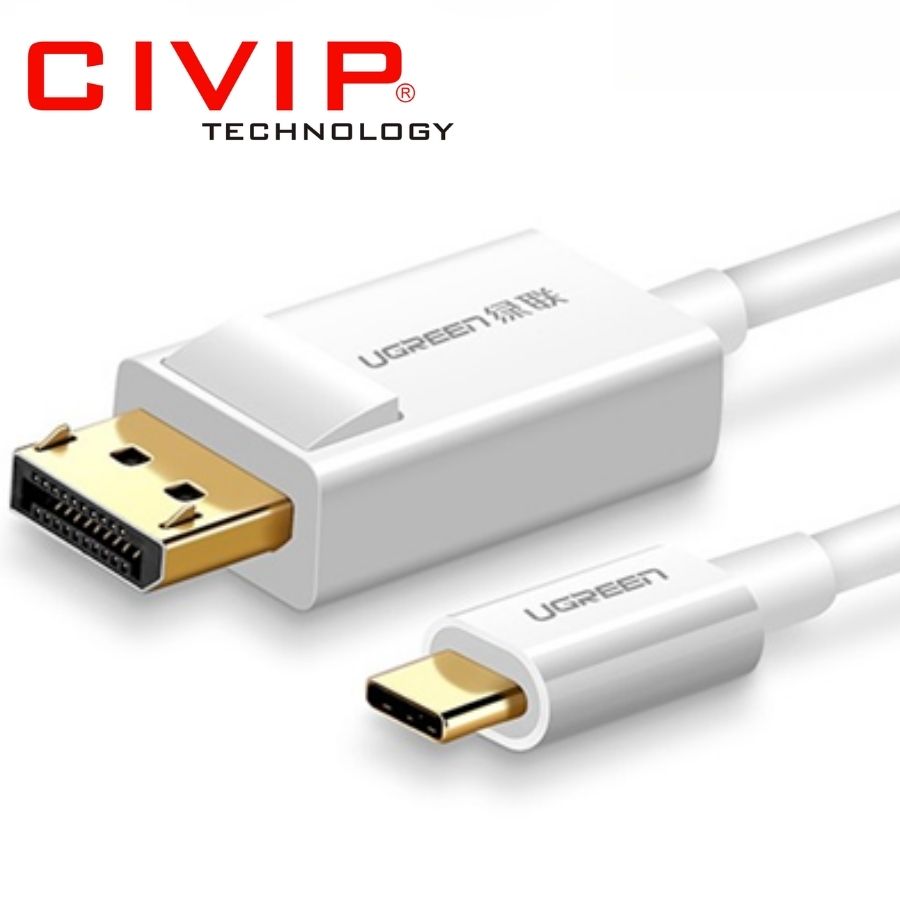 Cáp chuyển đổi Type C to DisplayPort 1.5M Ugreen 40420