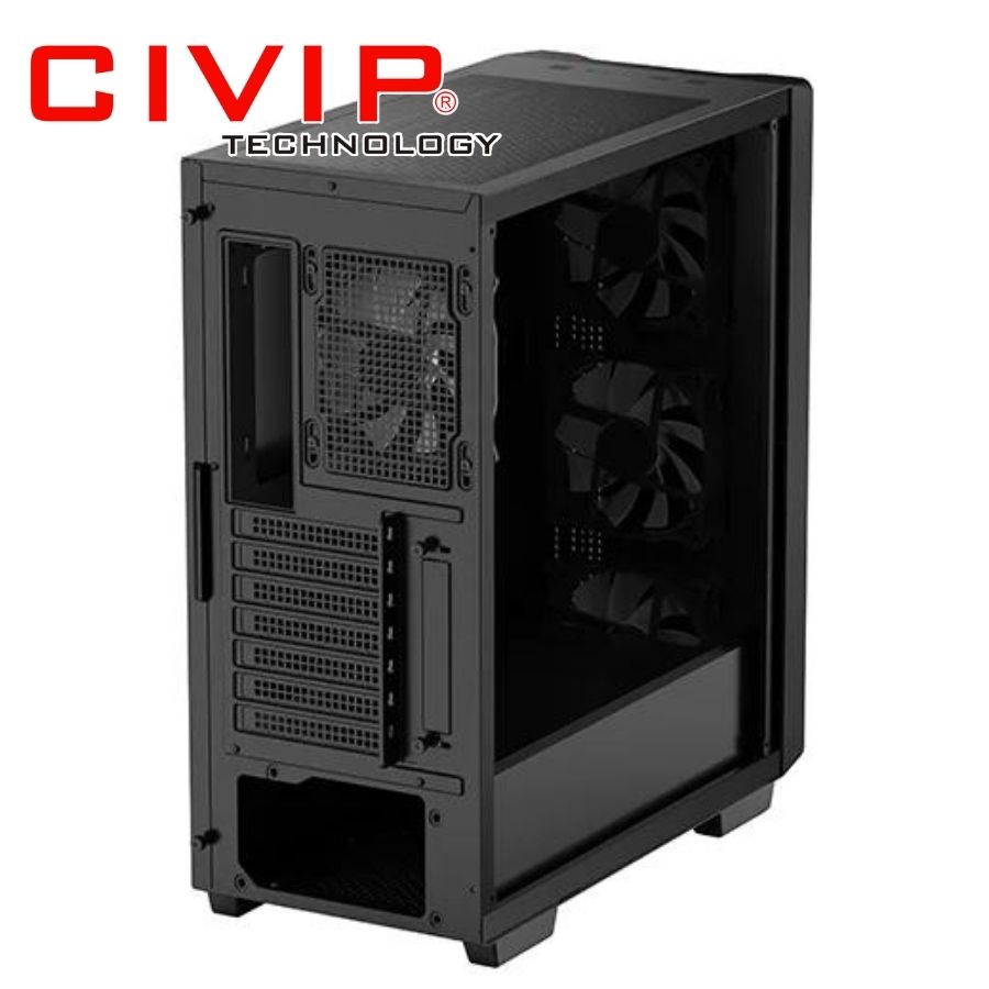 Case Deepcool CC560 - ATX - 4 FAN Black (ATX, ITX, mATX)