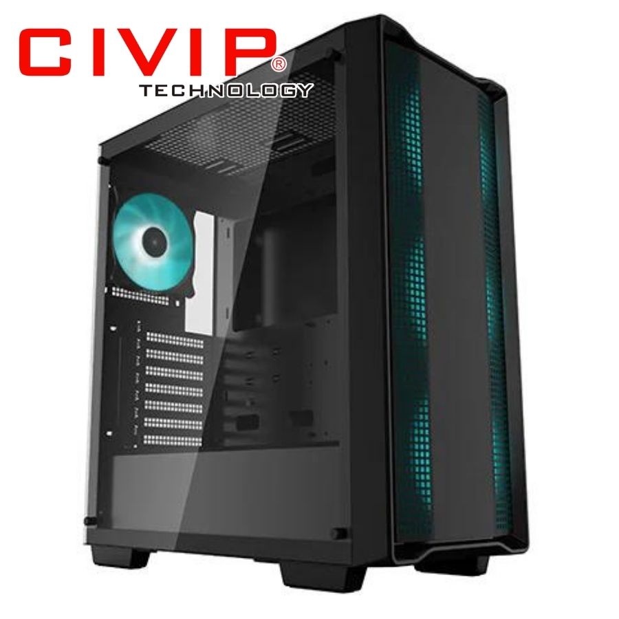 Case Deepcool CC560 - ATX - 4 FAN Black (ATX, ITX, mATX)