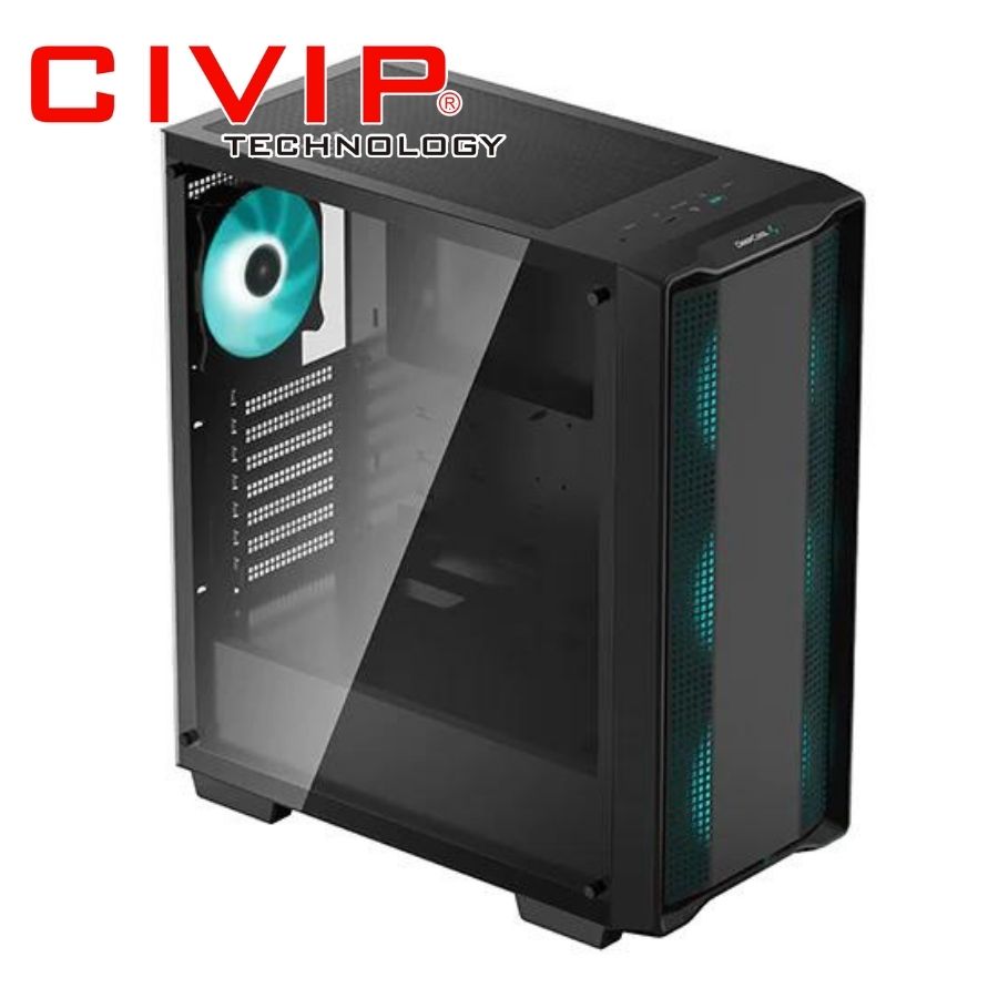 Case Deepcool CC560 - ATX - 4 FAN Black (ATX, ITX, mATX)