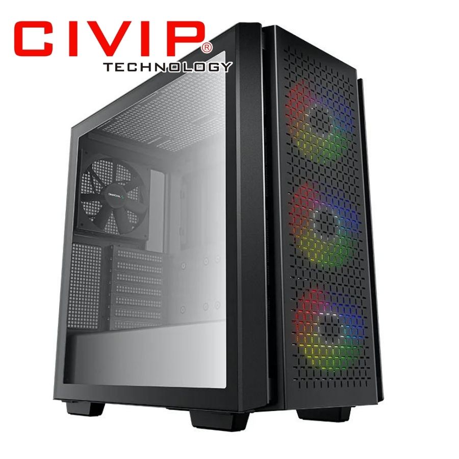 Case Deepcool CG560 - 4 FAN (E-ATX, ATX, ITX, mATX)