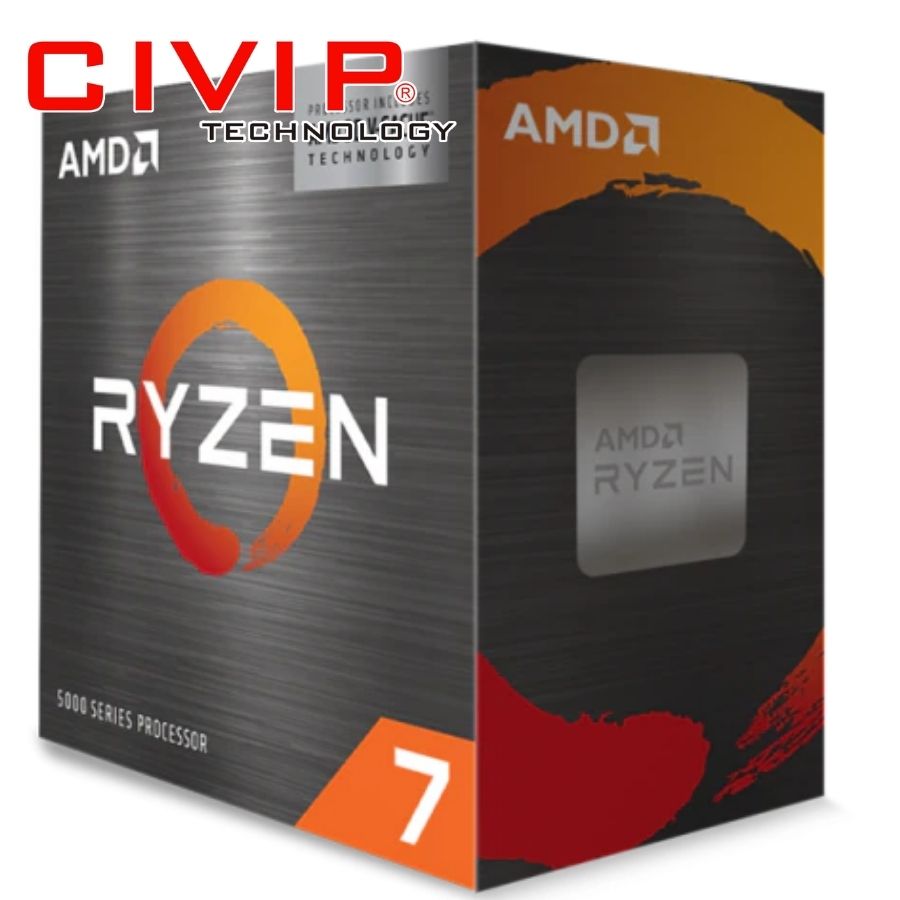 AMD Ryzen 7 5800X3D - Không tích hợp VGA (CPU AMD Socket AM4, 3.4GHz up to 4.5GHz, Cache 100MB, 8 Cores 16 Threads, TDP 105W)