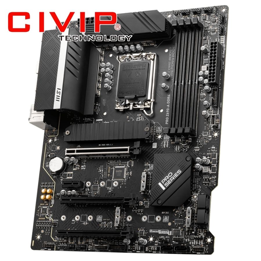 Mainboard MSI PRO Z690A DDR5 (Intel Socket LGA1700, Chipset Z690, Ram