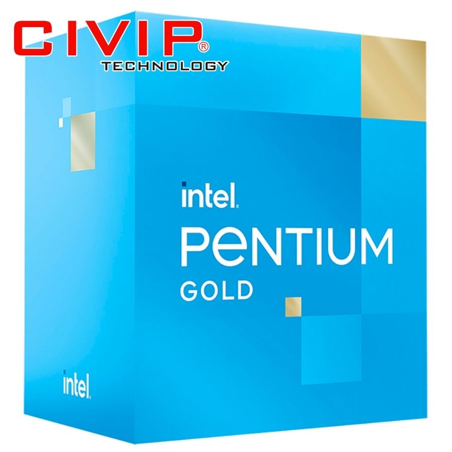 CPU Intel Pentium G7400 Box (3.7GHz, 2 nhân 4 luồng, Cache 6MB, UHD Intel® 710, 46W)