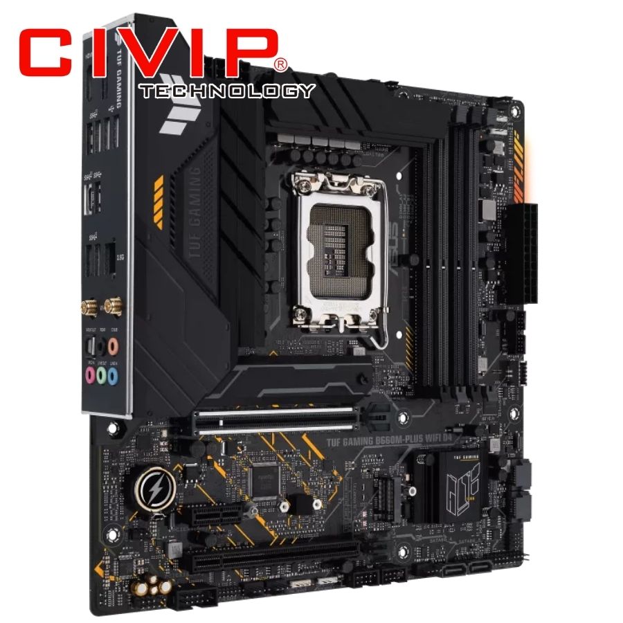 Mainboard Asus TUF GAMING B660M-PLUS WIFI D4 DDR4 (Chipset B660, CPU Intel LGA 1700, DDR4, HDMI | DP, mATX)