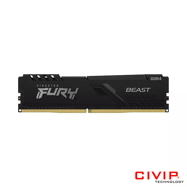 Ram PC Kingston Fury Beast (KF432C16BB/8) 8GB (1x8GB) DDR4 3200Mhz