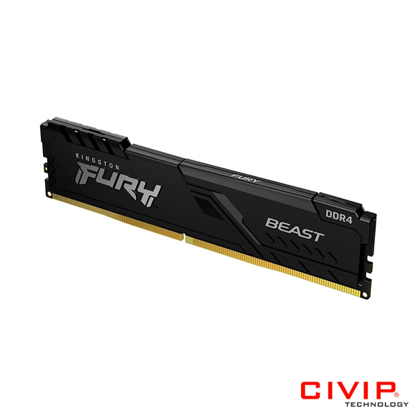 Ram PC Kingston Fury Beast (KF432C16BB/8) 8GB (1x8GB) DDR4 3200Mhz