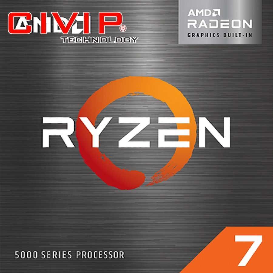CPU AMD Ryzen 7 5700G (CPU AMD Socket AM4, 3.8GHz up to 4.6GHz, Cache 20MB, 8 Cores 16 Threads, TDP 65W)