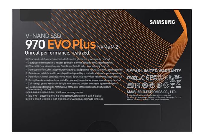 Ổ cứng SSD Samsung 970Evo Plus (250GB/M.2 NVMe/3500MB/s- 2300M)