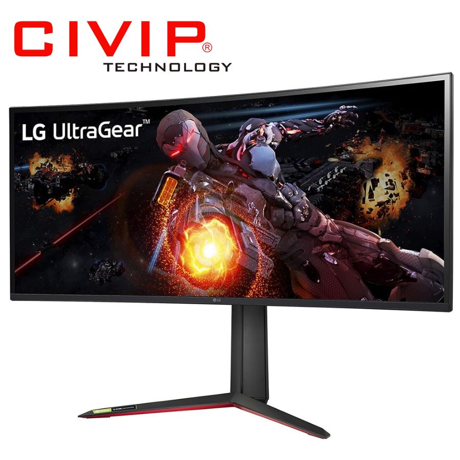 Màn Hình LCD LG 34 inch 34GP950G-B,ATV (Cong QHD 3440x1440, 34Inch IPS, 1ms, 400 cd/m², 144Hz, HDMI | DP)