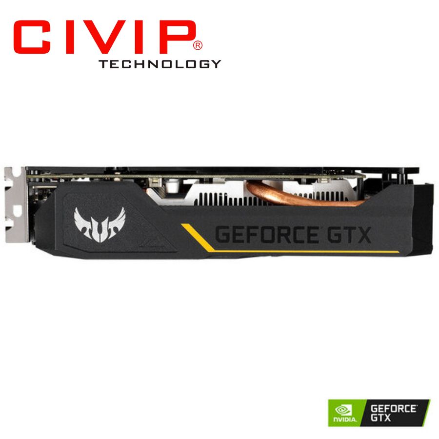 Card màn hình VGA ASUS TUF GTX1650 O4GD6-P-V2-GAMING-90YV0GX2 (4GB GDDR6, 128 bit, CUDA 896, DVI / HDMI / DP)