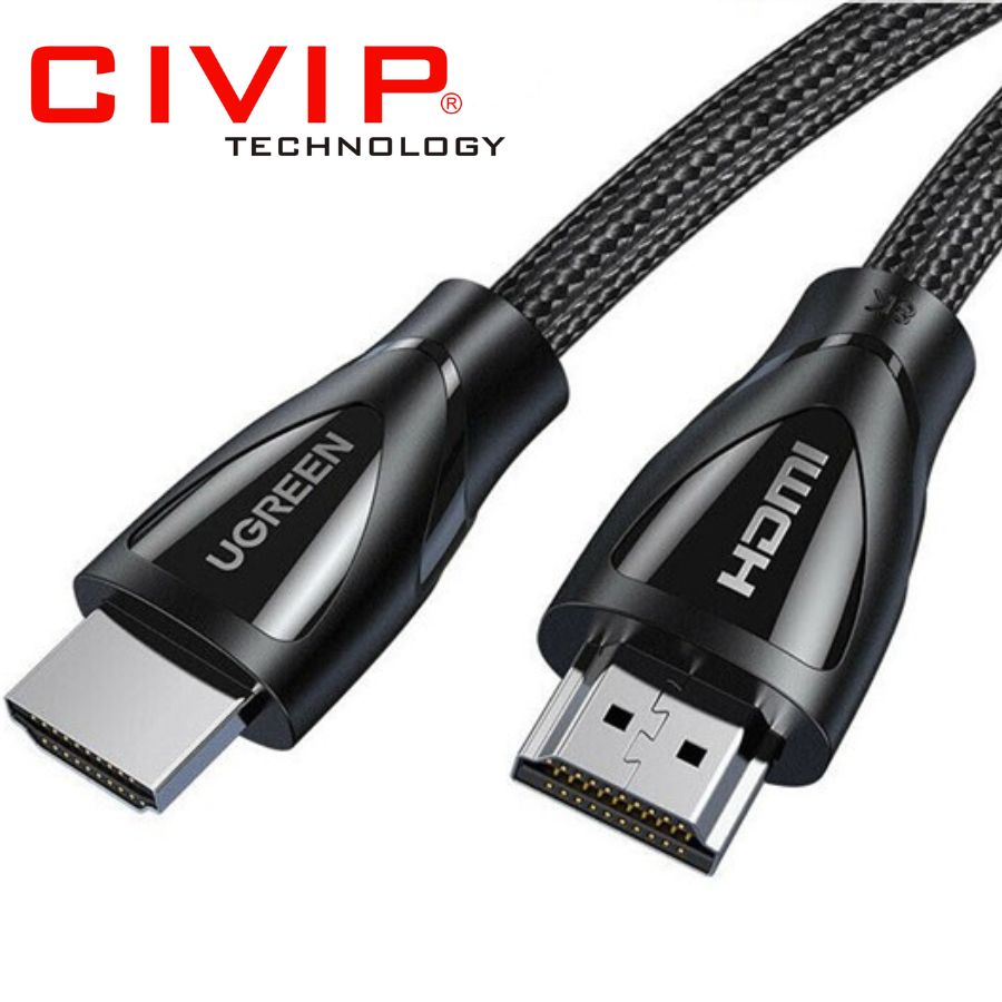 Cáp HDMI 2M 2.1 chuẩn Ultra HD 8K @60Hz Ugreen 80403