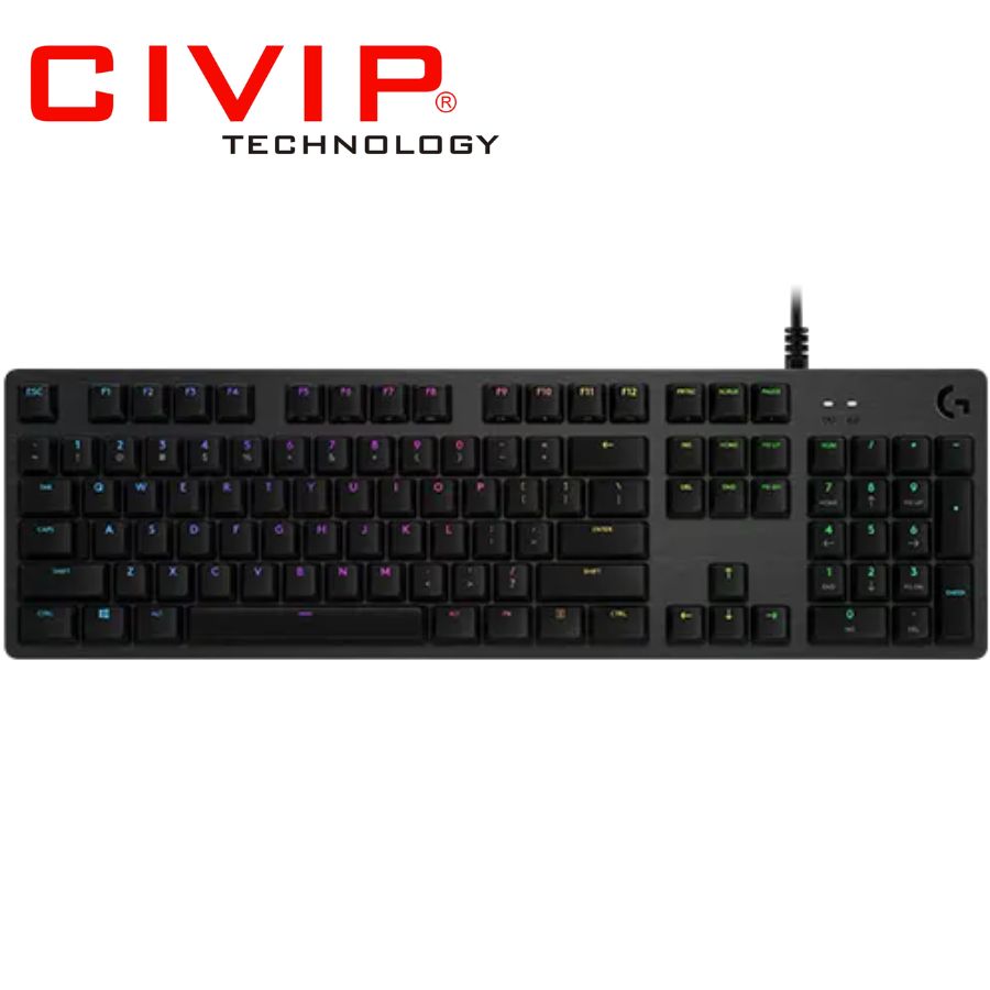 Bàn phím cơ Logitech G512 Carbon GX Blue Switch