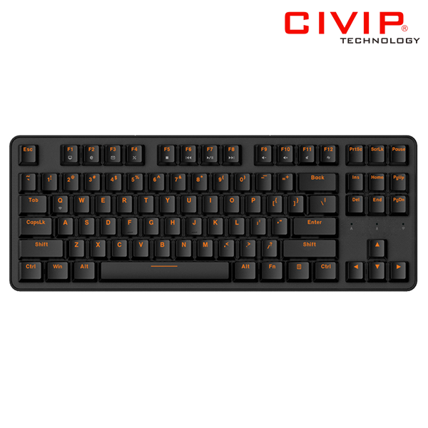 Bàn phím cơ không dây Gaming Dare-U EK807G Black D Blue Switch