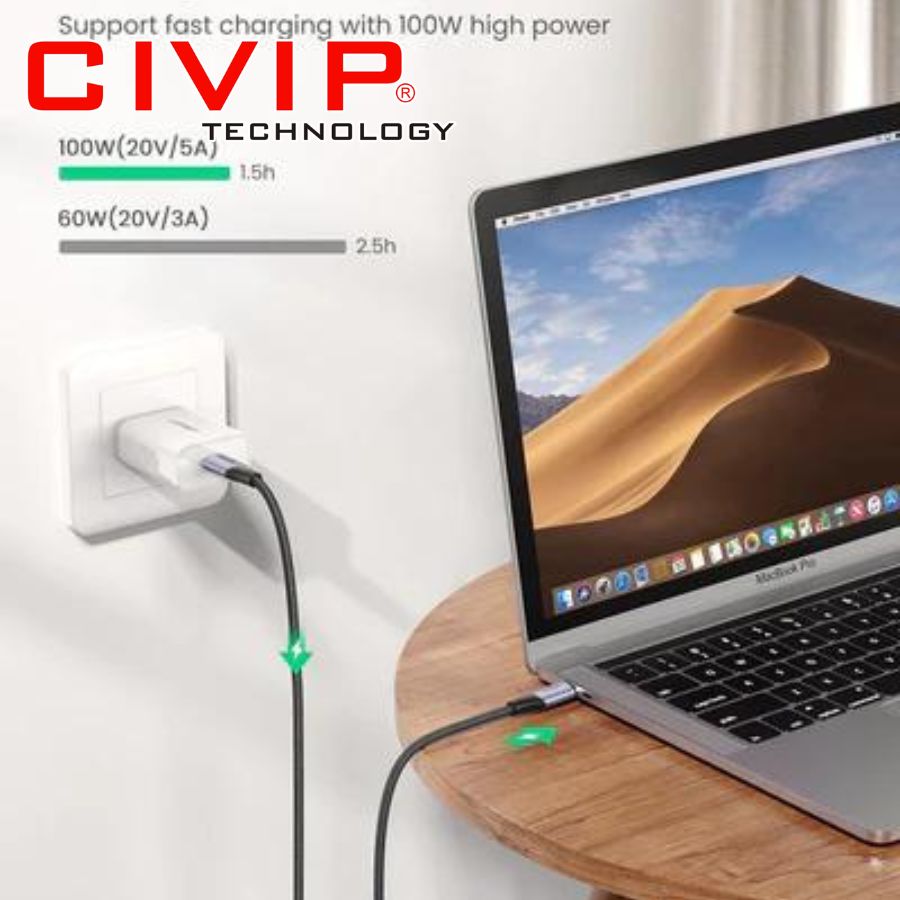Cáp USB Type C sang USB Type C 3.1 Gen 2 Ugreen 80150