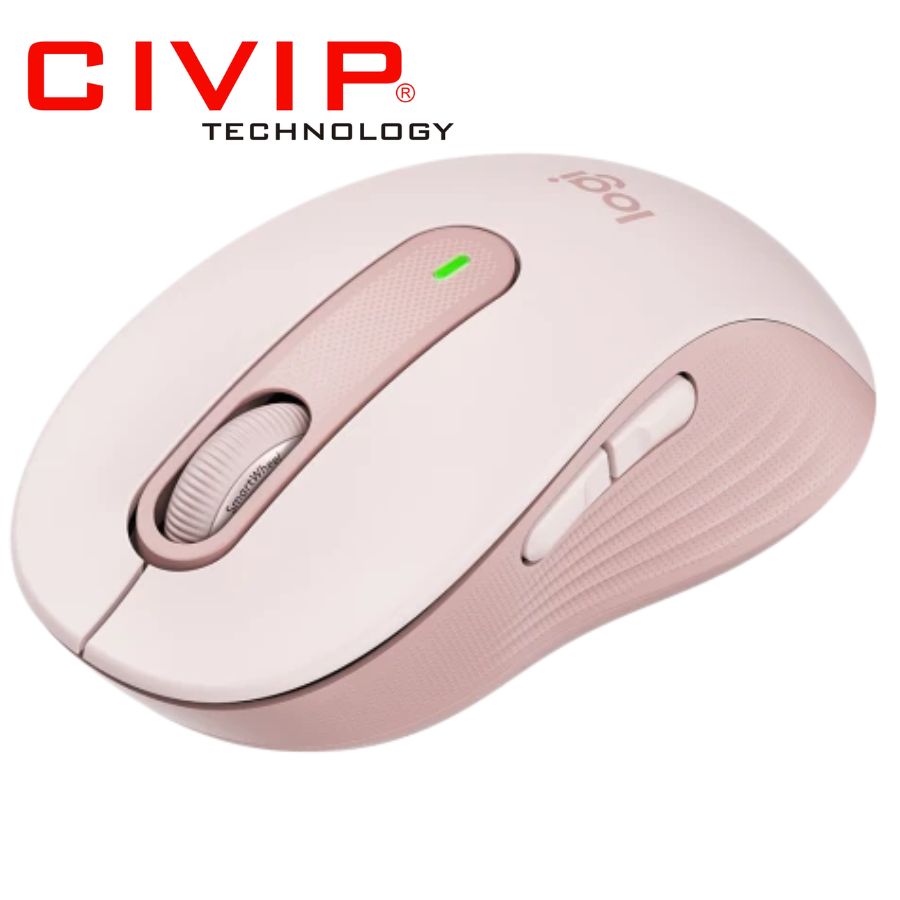 Chuột không dây Bluetooth & Wireless Logitech M650 Pink