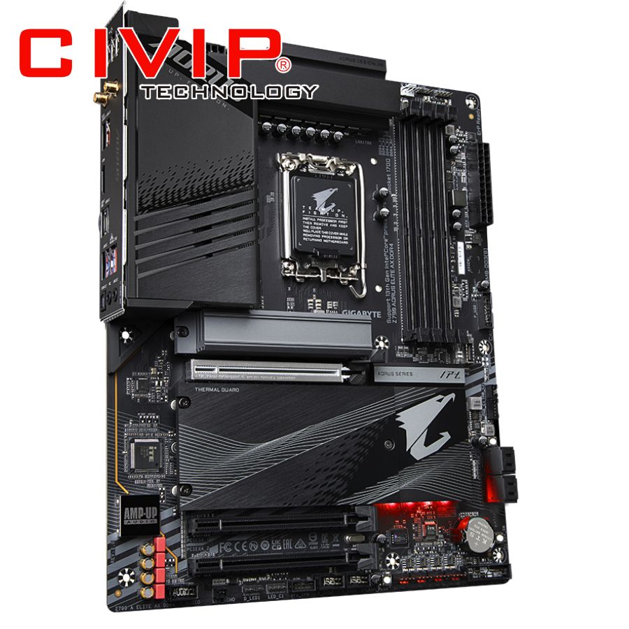 Mainboard Gigabyte Z790 AORUS ELITE AX DDR4 (Chipset Z790, Socket Intel LGA1700, DDR4, DP / HDMI, ATX)