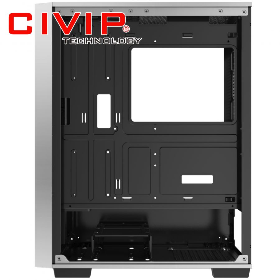 Case Xigmatek Lux G Shadow 3FX EN48724 (Sẵn 3 Fan - ATX, Micro-ATX, ITX)