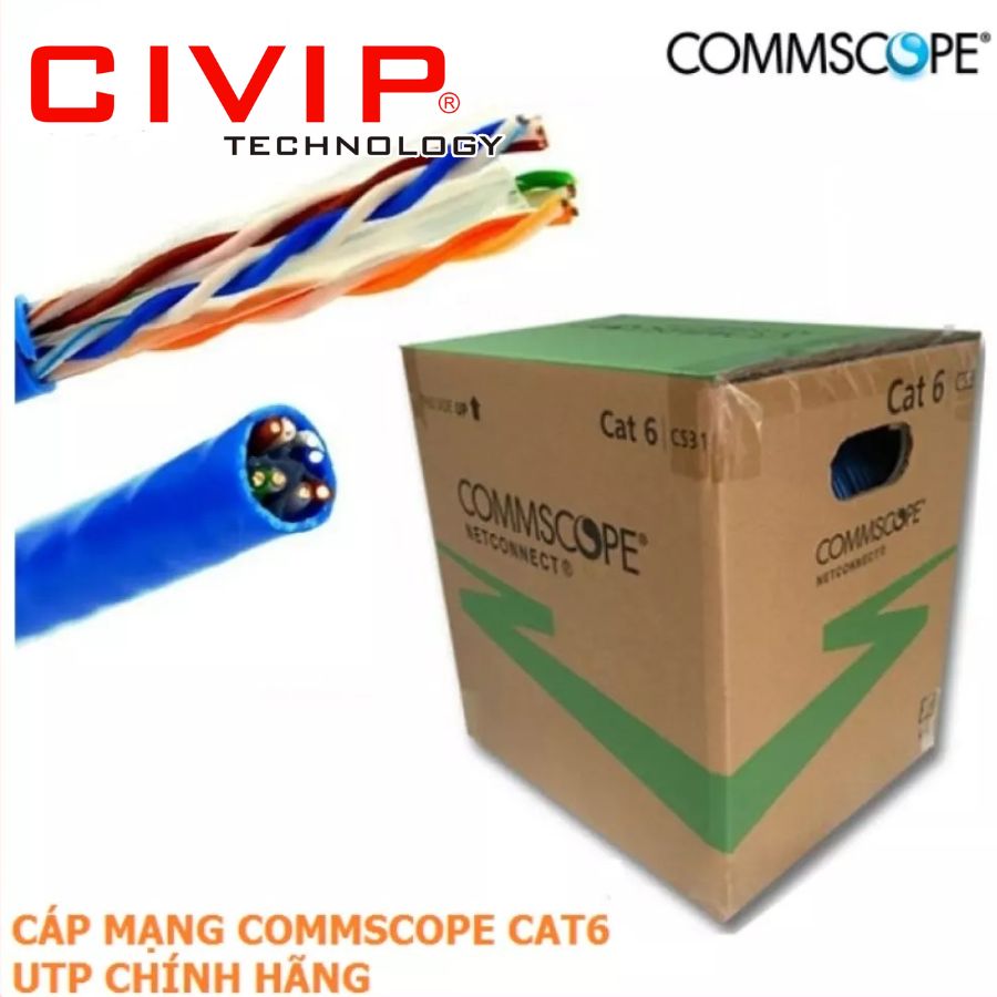 Cáp mạng AMP COMMSCOPE Cat6 UTP