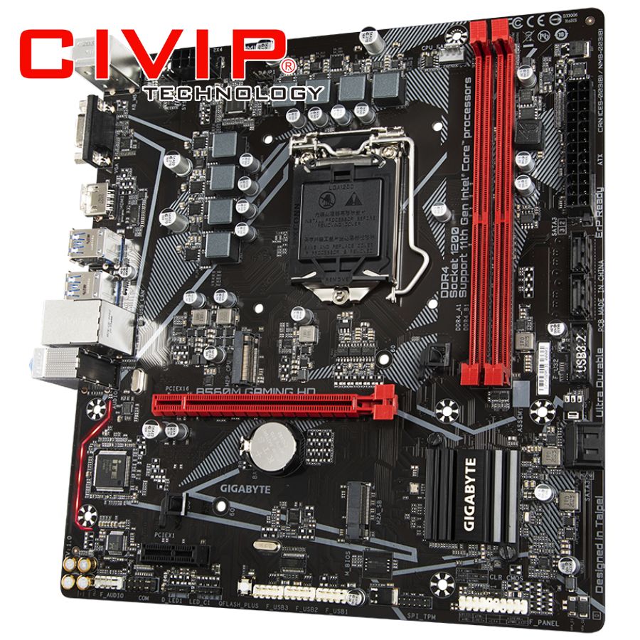 Mainboard Gigabyte B560M GAMING HD (Chipset B560, CPU Intel LGA 1200, DDR4, mATX, VGA / HDMI)