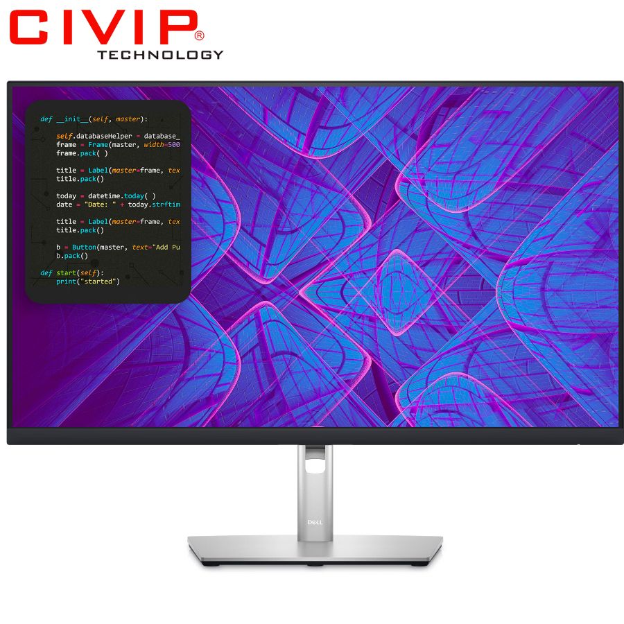 Màn hình LCD Dell P2723QE (27 Inch, IPS 4K, 5ms, 350cd, 60Hz, HDMI / DP / Type C)