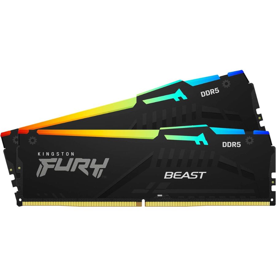 Ram Kingston FURY Beast RGB 32GB (2x16GB) DDR5 bus 5200Mhz (KF552C40BBAK2-32)