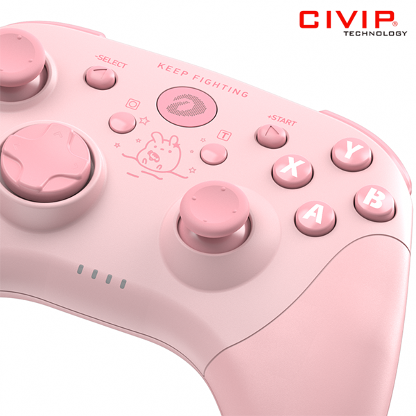 Tay cầm chơi game DAREU H101X Pink