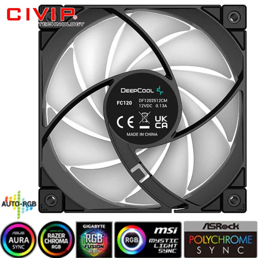 Fan case Deepcool FC120 (3 in 1)