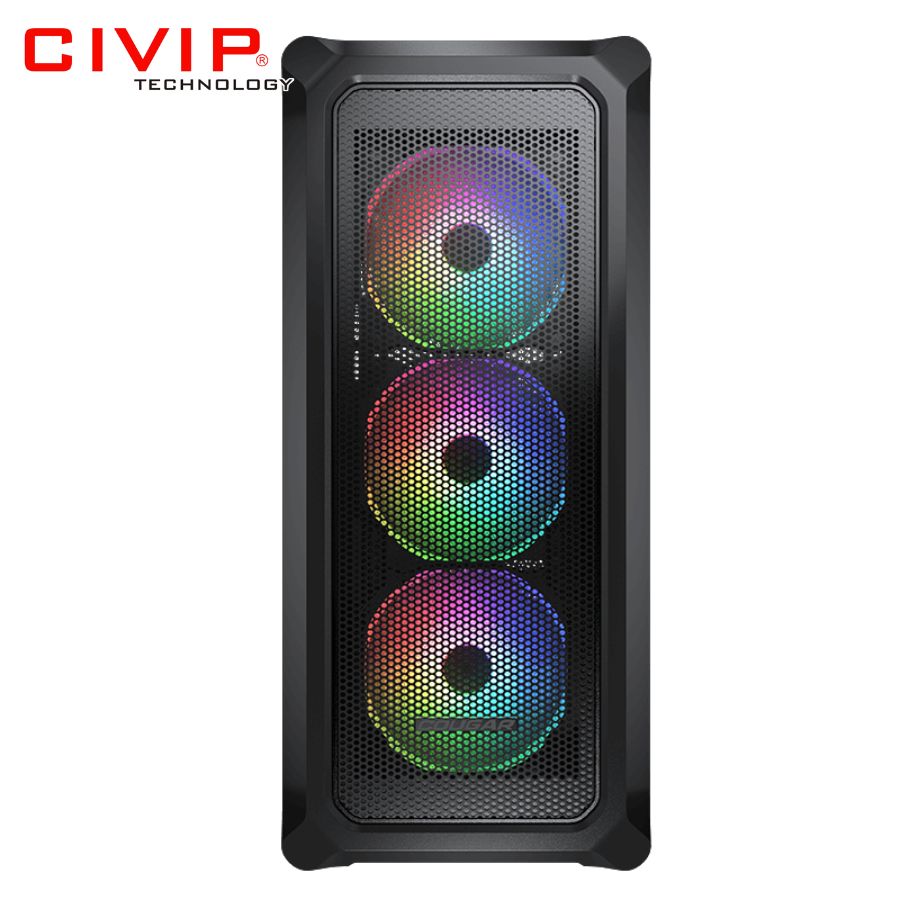 Case Cougar Archon 2 Mesh RGB-Black (Kèm 3 quạt RGB, ATX / mATX / mITX)
