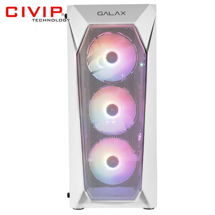 Case Galax Gaming Revolution-05 White (Kèm 4 quạt RGB, ATX / mATX / mITX)