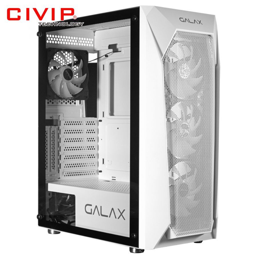 Case Galax Gaming Revolution-05 White (Kèm 4 quạt RGB, ATX / mATX / mITX)