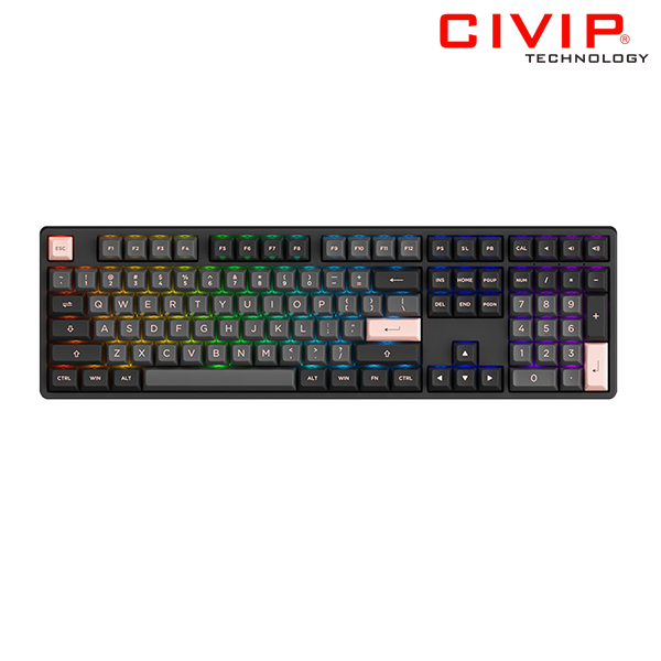 Bàn phím AKKO 5108S Black Pink, bàn phím akko 5108s cs switch, akko ...