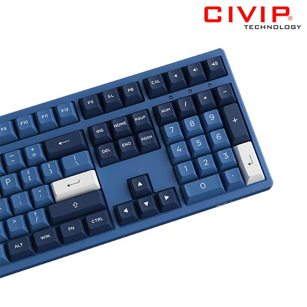 Bàn phím AKKO 3108 RF Ocean Star (AKKO sw v3 - Cream Yellow)